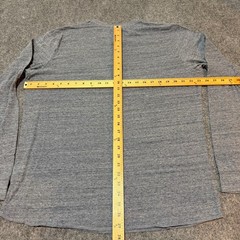 Marine Layer Shirt Mens Large Blue Henley Long Sleeve E-Spun Casual