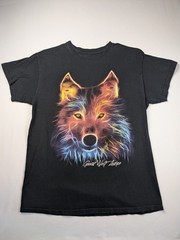 Size Medium (18×27)- Vintage 2000s Great Wolf Lodge Colorful Graphic T-Shirt