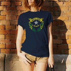 Nevada State Flag – Hometown Pride Local Souvenir Basic Cotton T-Shirt – Navy