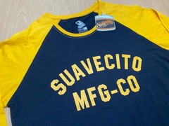 Suavecito Pomade NEW L T-Shirt Barber Shop Made USA Hair Suave Raglan Jersey NWT