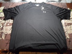 4XL NWT Under Armour 100% Poly black Ultra Light Tech 2.0 Damaged Shirt