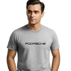 Poorsche T-Shirt Motorsport Apparel for Gearheads, Sports Car Lover Gift