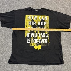 Anvil Blue Bar Wu Tang Clan Hip Hop Not Dead Wu Forever T Shirt Men’s XXL Black