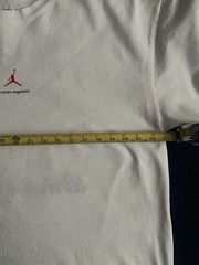 Jordan Men’s L White Short Sleeve Crew Neck Jumpman Graphic T-Shirt