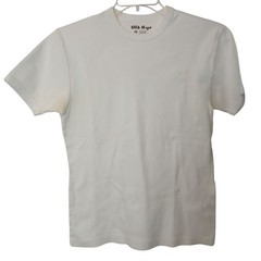 Old Rye Mens Medium White T-Shirt Heavy 95% Cotton 5% Spandex #I-1