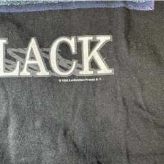 AC/DC Back in Black 1996 Vintage Band T-Shirt Anvil Tag Single Stitch Rock Tee L