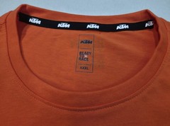 2 Authentic KTM Racing T-Shirt Mens 3XL Orange Black Short Sleeve Ready To Race