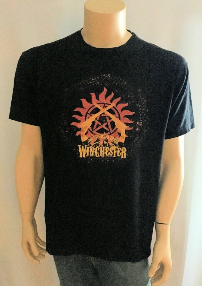 WINCHESTER T Shirt Mens XL Guns Non Timbo Mala – I will Fear No Evil 100% Cotton