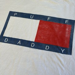 Vintage 90s Puff Daddy / P Diddy tommy flag Rap Tee T shirt XL RARE