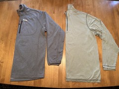 LOT/2 NWOT ORVIS HORSESHOE HILLS 1/4 ZIP/INSECT SHIELD 1/4 ZIP BOTH LG.PERFECT!!