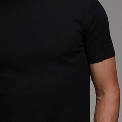 Collars & Co T-Shirt Mens S Black Cotton Silk Quiet Luxury Touch Lucca Tee NWT