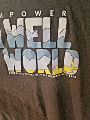 Tultex 241 Sources of Strength “Empower A Well World” Graphic T-Shirt – Size L