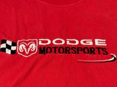 Dodge Motorsports Embroidered Red T-shirt XL Vintage Y2K Trucks Cars Ram
