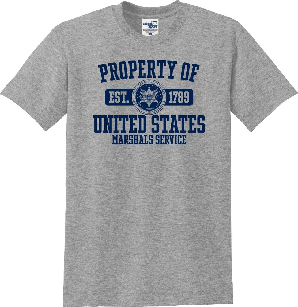 Property of United States Marshals Unisex T-Shirt (S-5X)