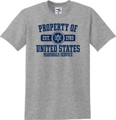 Property of United States Marshals Unisex T-Shirt (S-5X)