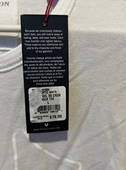 Optic White True Religion Optic White Tee With Gold Metallic Print. Size L (NWT)