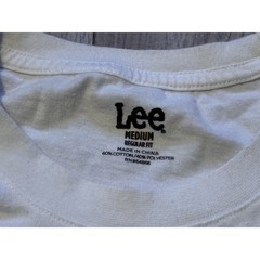 Lee Mens Premium Denim Original USA Graphic T-Shirt White Medium Regular Fit