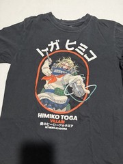 My Hero Academia Uni T-Shirt Himiko Toga Villain Anime Black Tee, Small #624