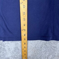 Old Navy Mens XL Soft Washed Blue T-Shirt Floral Print Pocket Crew Neck Tee