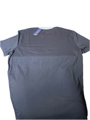 Nautica V36701 True Black T Shirt 100% Cotton LARGE