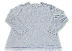 Orvis Classic Collection Men’s Medium Blue grey Knit Long Sleeve T-Shirt