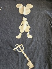 SQUARE ENIX KINGDOM HEARTS Disney Mickey Sora Video Game Vintage Shirt XL RARE🗝