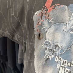 Vintage Faded Metallica Ringmaster AOP Band Tee Size XL RARE Thrashed 90s