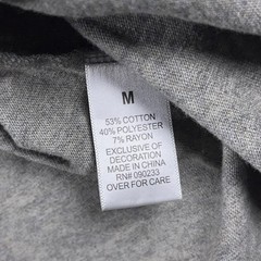 Essentials Fear Of God T Shirt Mens Medium Heather Gray Cotton Rayon Poly Blend