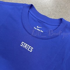 NWT Nike DO2844-452 Men’s USA Soccer Tee Shirt Top Cotton Loose Fit Blue Size XL