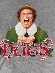 ELF Movie Buddy T Shirt “Need Hugs” Christmas Xmas Men’s Sz. XL /XG