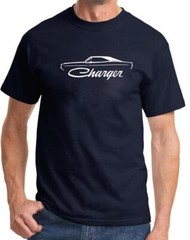 1968 169 1970 Charger Classic Outline Design Tshirt NEW COLORS