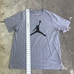 Jordan Jumpman Men XL Shirt Michael Jordan Logo Crew Neck Heather Gray