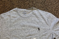 New Polo Ralph Lauren Men’s Crew Neck T-Shirt Tee – LARGE – Gray Heather