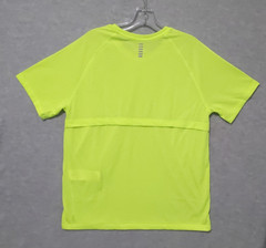 Under Armour Run Men’s The Streaker Tee Yellow Fitted T Shirt Size Large UA