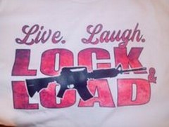 Live Laugh Lock & Load Custom Created Tshirt NEW S M L XL 2XL 3XL 4XL Trending