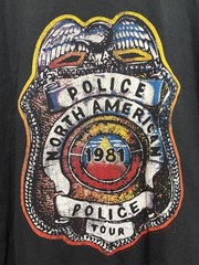The Police Shirt Mens 2XL Gray 1981 North American Tour Bay Island Sportswear