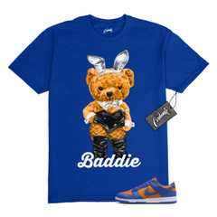 Dunk Knicks Team Royal Blue Orange Low Bright Ceramic T Shirt to Match BAD