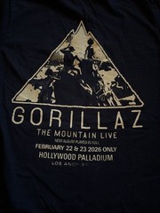 Gorillaz The Mountain Tour 2026 Shirt Men S Hollywood Palladium