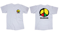 OLODUM Logo Brazilian Men’s White T-Shirt