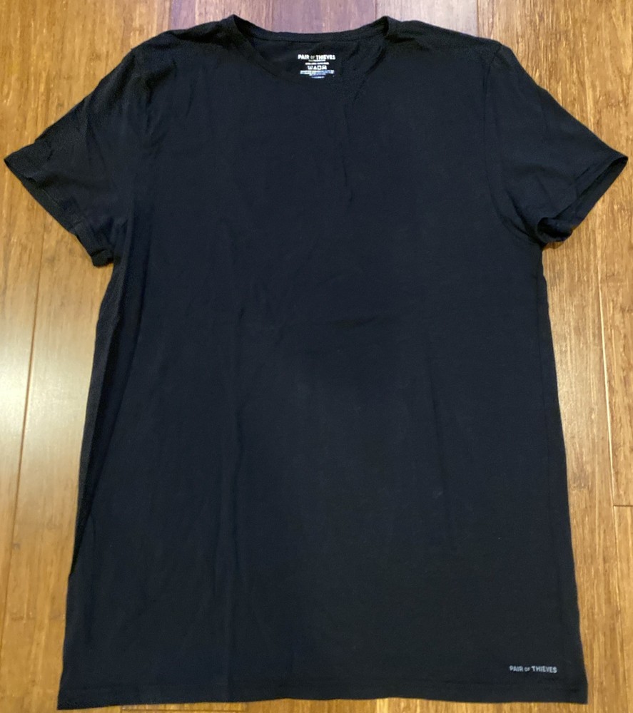 Pair Of Thieves Cotton Viscose Short Sleeve T Shirt Men’s XL Solid Black