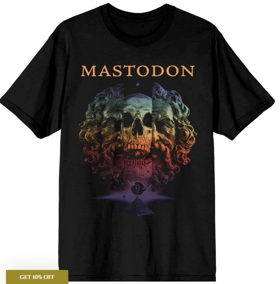 Mastodon Split Zeus T-Shirt All Sizes CB0529