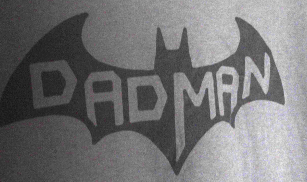 Gildan Softstyle “Dadman” Men’s Large Gray Funny Father’s Day Print T-Shirt
