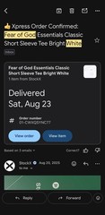 Fear of God Essentials Classic Tee ‘Bright White’ XS Size Oversized T-Shirt SS25
