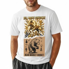Bull Market Confidence Bear Market Budget Funny Trading T-shirt, Crypto Meme Tee
