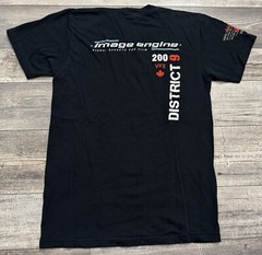 District 9 Movie Shirt Mens Medium Rare VFX Crew Tee 2009 Image Engine Y2K Black