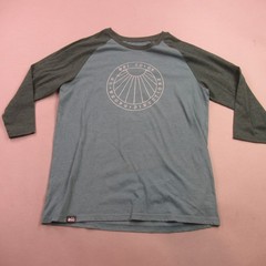 REI Shirt Mens Medium 3/4 Sleeve Crew Neck Casual Lightweight Outdoors