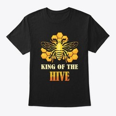 King Of The Hive Beekeeper T-Shirt Made in the USA Size S to 5XL