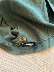 RRL DOUBLE RL PLAIN, GREEN CREW NECK T-SHIRT MEN SZ M RALPH LAUREN EMROIDERED
