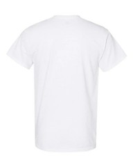LOT of 12 Gildan Men’s XL Solid Heavy Cotton Plain Short Sleeve White T-Shirt