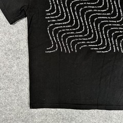 Jamie XX In Waves Tour Shirt 2024/2025 Double Sided Black DJ Tee – Size Small